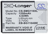 SAMSUNG EB-BG110ABE Replacement Battery For SAMSUNG Galaxy Pocket 2, Galaxy Pocket 2 Duos, SM-G110, SM-G110B, SM-G110B/DS, SM-G110H, SM-G110M, - vintrons.com