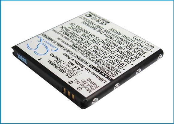 Battery For AT&T Captivate, Epic 4G, Galaxy S, SGH-i897, - vintrons.com