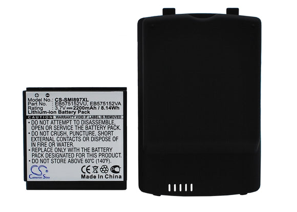 Battery For AT&T Captivate, Captivate I897, Epic 4G, Galaxy S, - vintrons.com