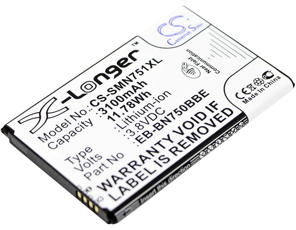 Battery For SAMSUNG Galaxy Note 3 Mini, Galaxy Note 3 Neo, - vintrons.com