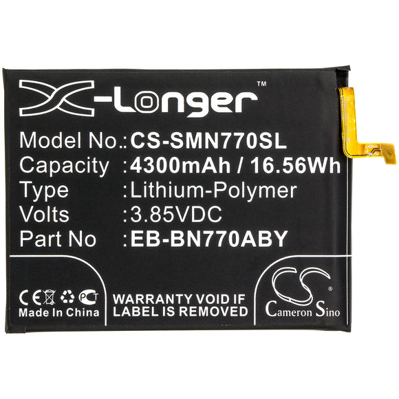 Battery For Samsung Galaxy Note 10 Lite, SM-N770F/DS, SM-N770F/DSM, - vintrons.com