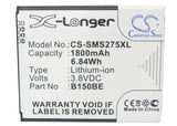 1800mAh Battery For SAMSUNG Galaxy Ace 3 LTE, Galaxy Light, Garda, - vintrons.com