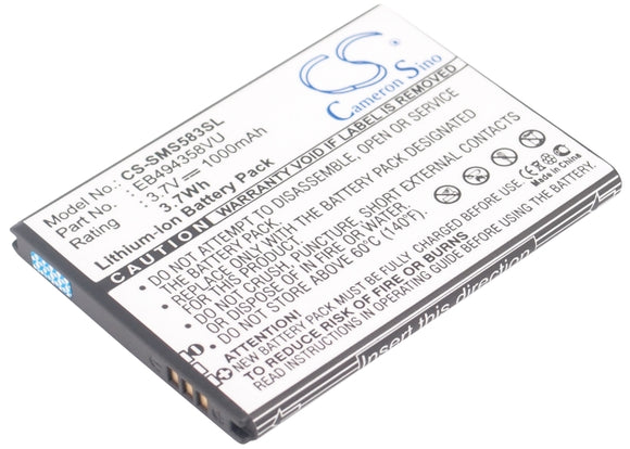 Battery For SAMSUNG Cooper, Fit, Galaxy Ace, Galaxy Fit, Galaxy Gio, - vintrons.com