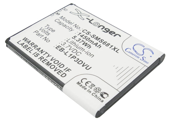 1450mAh Battery For SAMSUNG Galaxy Ace Duos, Galaxy Fame, - vintrons.com