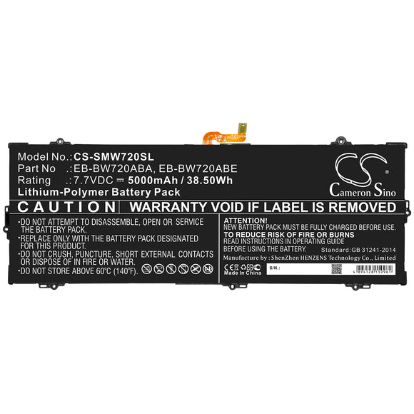 Battery For Samsung Galaxy Book 12.0, Galaxy TabPro S2, SM-W720, - vintrons.com