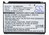 Battery For SAMSUNG Giorgio Armani, Gloss, SCH-B540, SCH-W2700, - vintrons.com