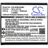 SENA SCA-A0102 Replacement Battery For SENA Prism Bluetooth Action Camera, S7A-SP15, SCA10, Sena Prism, - vintrons.com