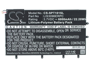 SONY LIS3096ERPC Replacement Battery For SONY SGP321, SO-03E, Xperia Tablet Z, Xperia Tablet Z 10.1", - vintrons.com