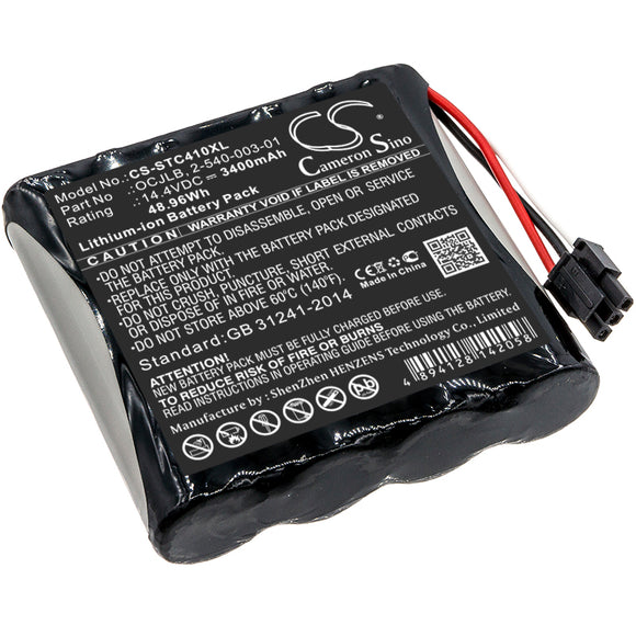 Battery For SOUNDCAST OCJ410, OCJ410-4N, Outcast OCJ411a, (3400mAh) - vintrons.com