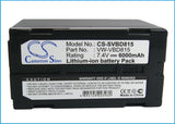 PANASONIC VW-VBD815 Replacement Battery For PANASONIC NV-DX100, - vintrons.com