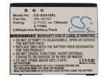 SHARP XN-1BT63 Replacement Battery For SHARP SH6110, SH6110C, SH6118, SH6118C, - vintrons.com