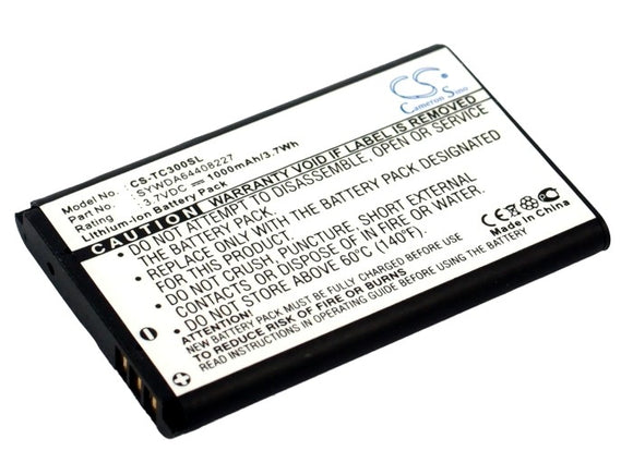 T-COM SYWDA64408227 Replacement Battery For ARCOR Pirelli Twintel DP-L10, / T-COM TC300, - vintrons.com