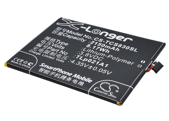 TCL TLp021A1 Replacement Battery For TCL S830U, S838M, S850L, - vintrons.com
