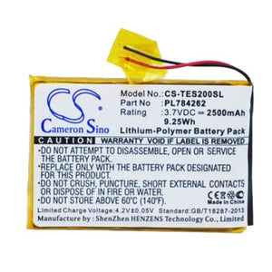 TEASI PL784262 Replacement Battery For TEASI One 2, - vintrons.com
