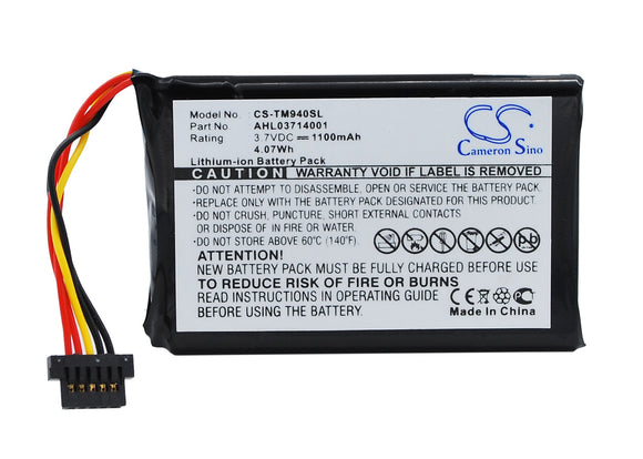 TOMTOM AHL03714001 Replacement Battery For TOMTOM Go 940, Go 940 Live, - vintrons.com