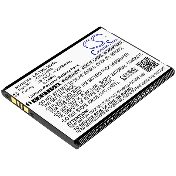 COOLPAD CPLD-390, / T-MOBILE CPLD-390 Replacement Battery For COOLPAD Catalyst 3622A, / T-MOBILE Catalyst 3622A, - vintrons.com