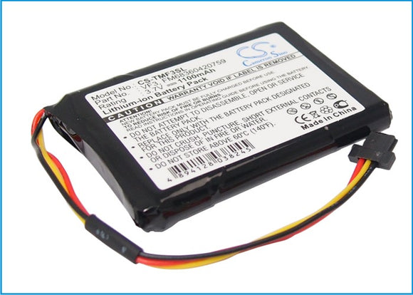 TOMTOM FM68360420759, VF3, VF3F Replacement Battery For TOMTOM Go XL330S, Quanta, - vintrons.com