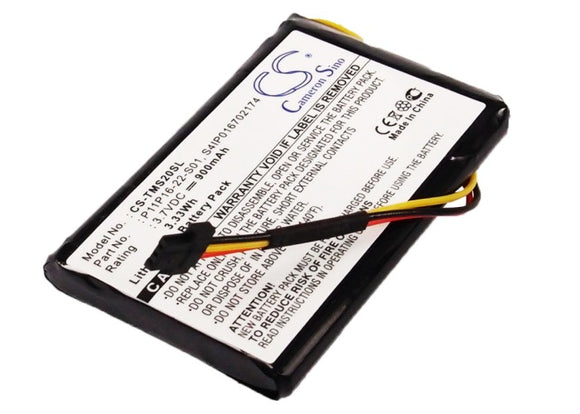 TOMTOM P11P16-22-S01, S4IP016702174 Replacement Battery For TOMTOM 4ET0.002.07, Start XL, - vintrons.com