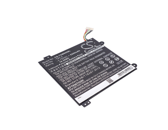 TOSHIBA T8T-2 Replacement Battery For TOSHIBA Satellite Click Mini L9W-B, Satellite Click Mini L9W-B 8.9