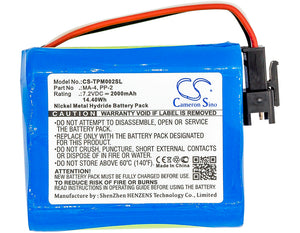 2000mAh Tivoli MA-4 Battery Replacement For Tivoli Pal BT, - vintrons.com
