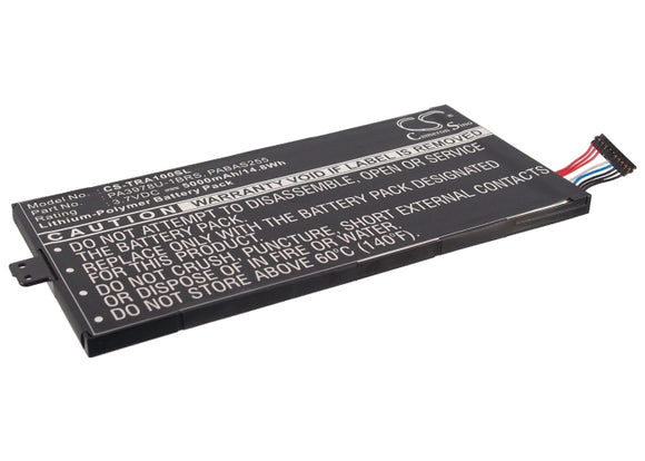 TOSHIBA PA3978U-1BRS, PABAS255 Replacement Battery For TOSHIBA Regza AT1S0, Thrive 7, - vintrons.com
