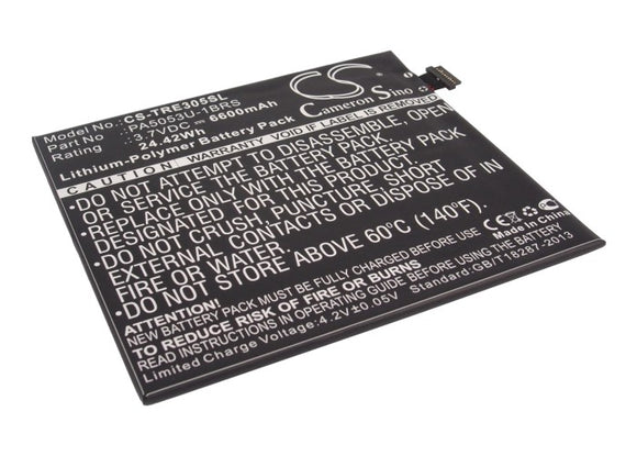 TOSHIBA PA5053U-1BRS Replacement Battery For TOSHIBA AT205, AT205-T16, AT305, Excite 10, Excite 10LE, - vintrons.com