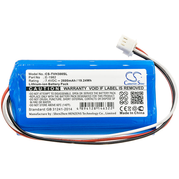 TELEVES E-1982 Replacement Battery For TELEVES H30FLEX, - vintrons.com