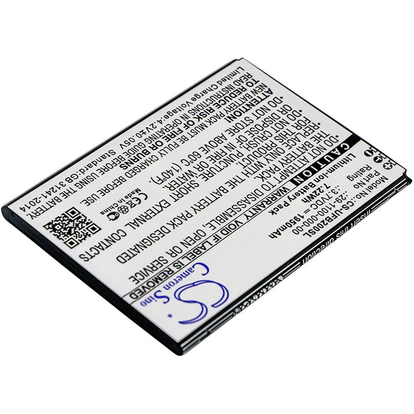 ULEFONE 29-1100-000-00 Replacement Battery For ULEFONE Be Touch, Be Touch 2, Be Touch 3, Paris Lite, - vintrons.com