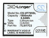 VODAFONE TLi017C2 Replacement Battery For VODAFONE Smart Speed 6, VF795, VF-795, - vintrons.com