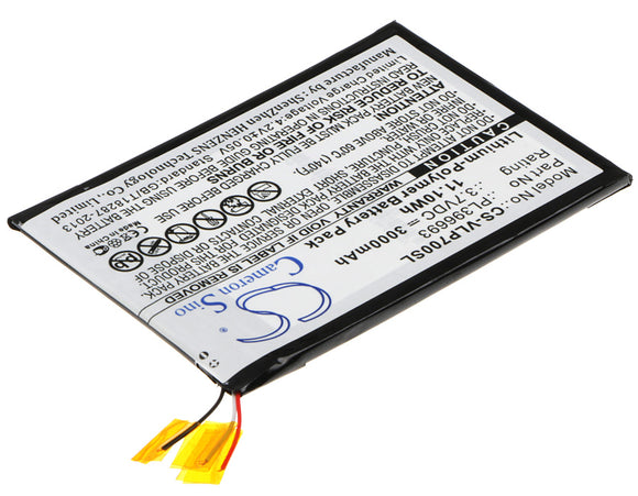 VISUAL LAND PL396693 Replacement Battery For VISUAL LAND ME-7G-8GB, Prestige 7G 7