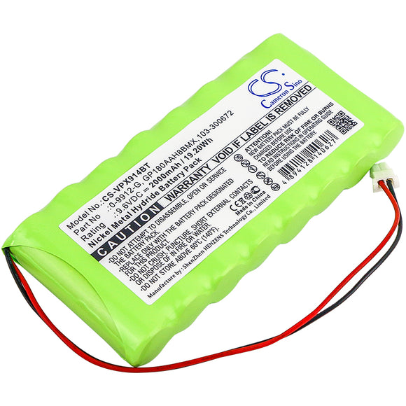 Battery For VISONIC Amber Select, AmberLink Emergency Response, - vintrons.com