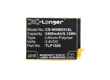 WIKO TLP1505, TLP15H30 Replacement Battery For WIKO M531, RIDGE, RIDGE 4G, RIDGE Dual SIM LTE, - vintrons.com