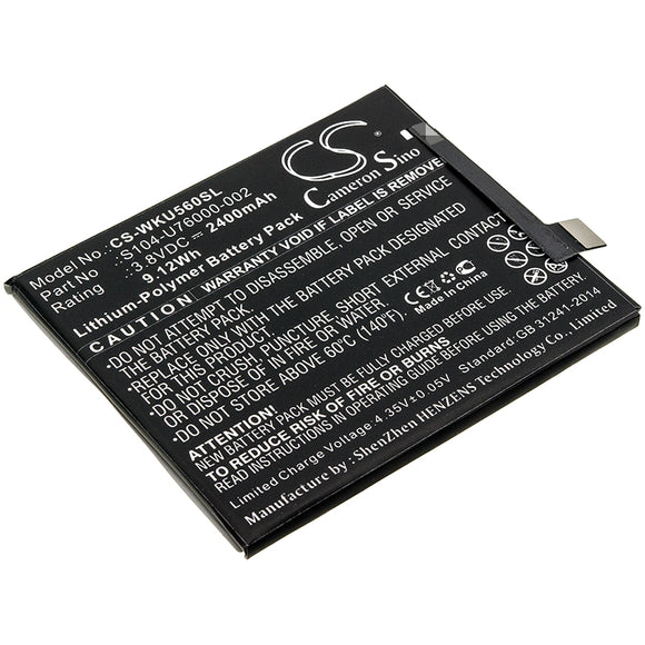 Battery Replacement For WIKO U Feel, P5601, - vintrons.com