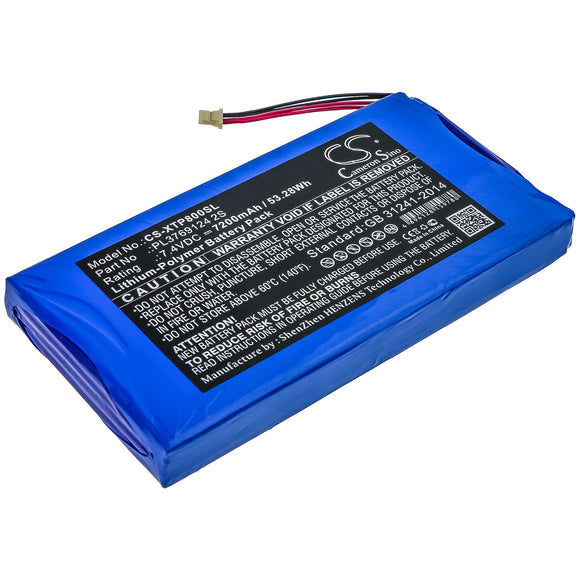 Battery For XTOOL EZ500, i80 Pad, PS80, X100 Pad 2,