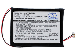 750mAh battery replacement For Samsung YP-820, - vintrons.com