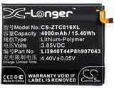 Battery For ZTE Axon 7 Max, Axon 7 Max C2017, - vintrons.com
