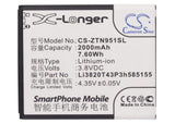 Battery For AT&T Z998, / BOOSTMOBILE N9510, WARP 4G, / CRICKET N9511, - vintrons.com
