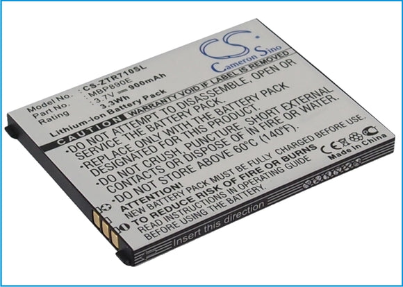 ZTE MBP890E Replacement Battery For ZTE R710, - vintrons.com