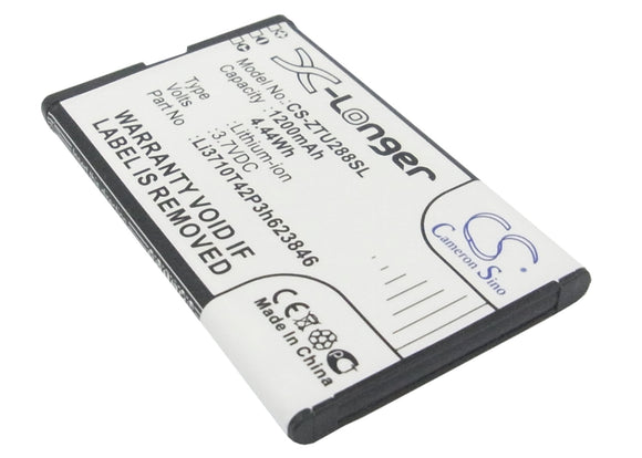 ZTE Li3710T42P3h623846, ZTE U288 Battery Replacement For ZTE U288, - vintrons.com