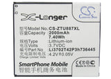 Battery For ZTE U887, (2000mAh / 7.40Wh) - vintrons.com