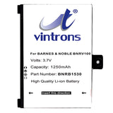 Nook Battery Replacement For Barnes & Noble Nook, Nook Classic, - vintrons.com