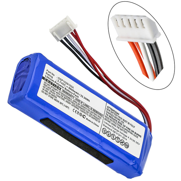 JBL GSP1029102A, JBL  Charge 3 2016 Version Battery Replacement For JBL Charge 3 2016, Charge 3 2016 Version, - vintrons.com